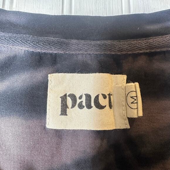 Pact Gray Long Sleeve Tie Dye Shirt - Picture 3 of 4